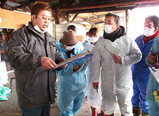 2. 飛騨牛 牛舎見学会